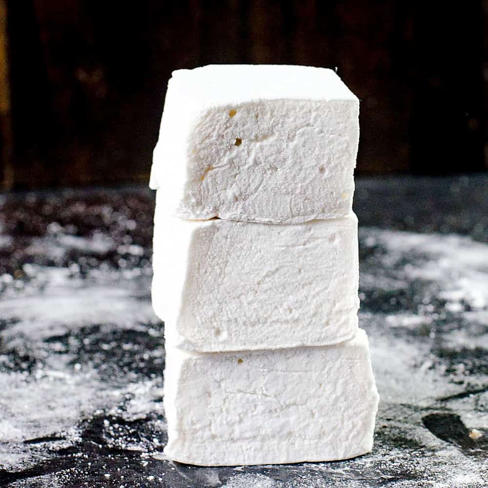 Homemade marshmallows